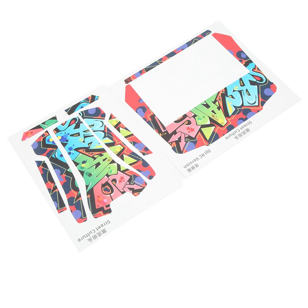 RC Drone Sticker Removable Anti Scratch PVC Bright Colors Precise Cutting Bubble Free Skin Wrap for DJI Mini 3