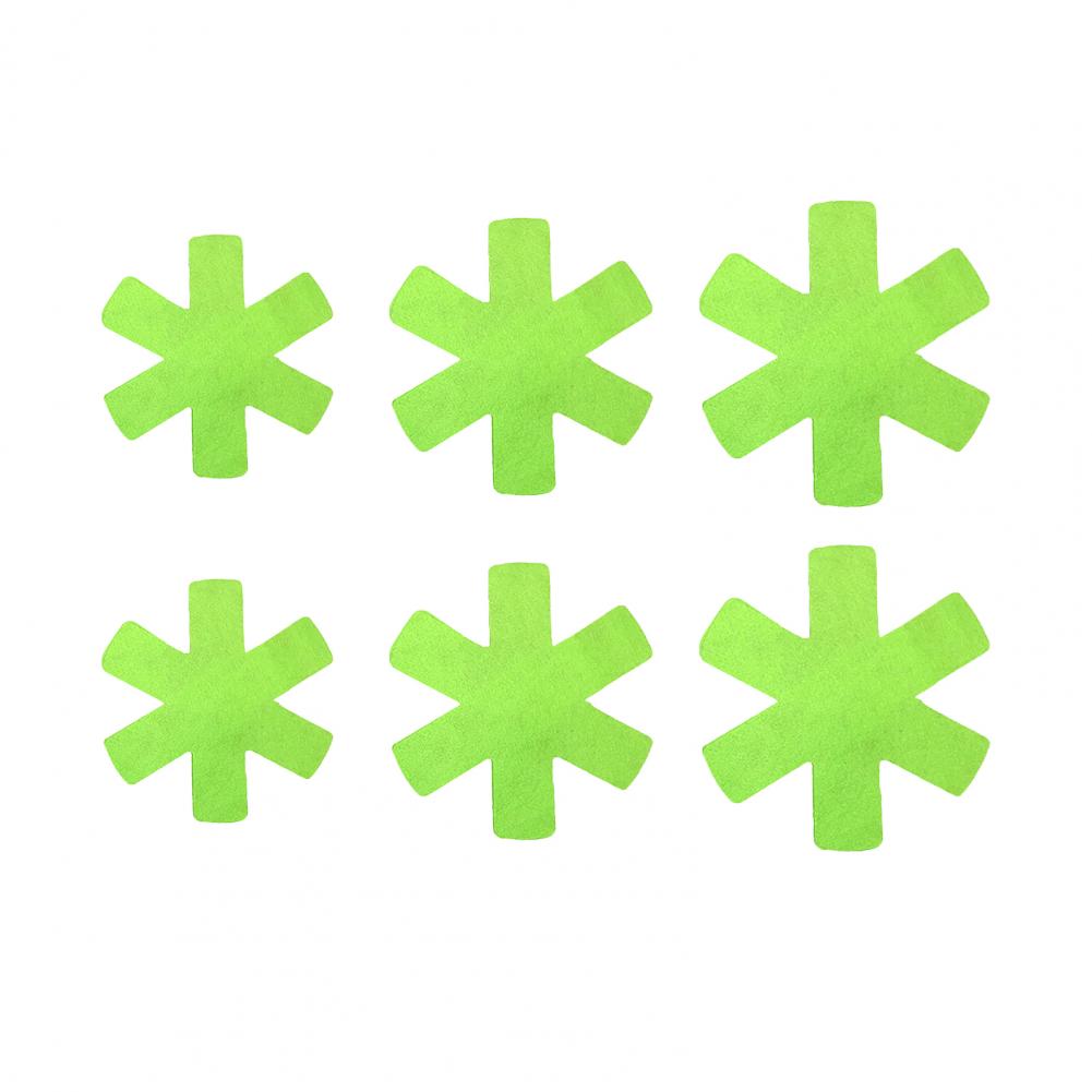 Pot Holder Set Anti-slip Pan/pot Dividers 6pcs Multi-functional Pan Protectors Set for Stacking Cookware Anti-slip for Glass