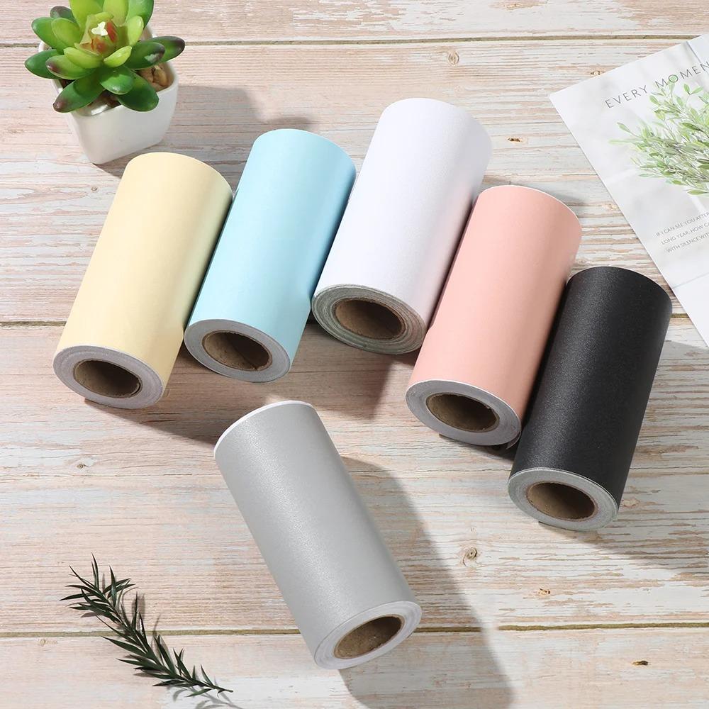 1Pc 5m/196.85inch PVC Vinyl Decals Self-adhesive Wall Border Stickers Waist Line Wallpaper Skirting Line Baseboard
