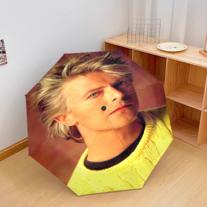David Bowie Automatic Umbrella - Suitable Travel Outdoor Portable Umbrella Birthday Gift Daily Essentials