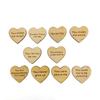 Friendship Tokens Wooden Box with Heart-Shaped Inspirational Cards for Women Unique Gift