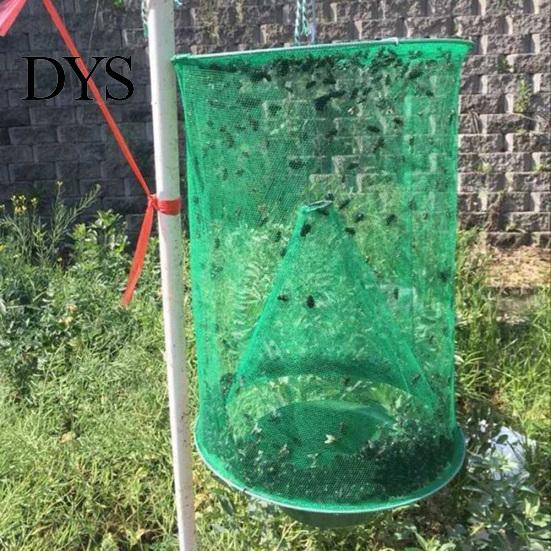 1/2/3/4 Stück wiederverwendbares hängendes, zusammenklappbares Fliegenfalle für Zuhause, Bauernhof, Insektenfänger, Käfignetz