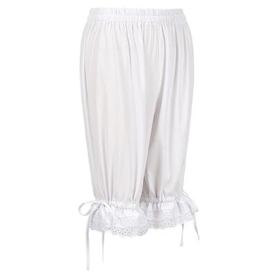 Four Seasons Short Black and White Women's  Lace Loose Cosplay Pants Lantern Inner Pants Baggy Trousers