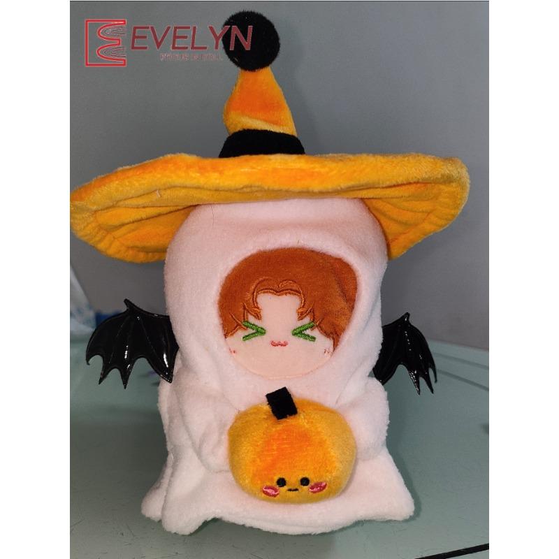 Evelyn 10cm Super Cute Doll Pumpkin Clothes Hat Outfit Plush Soft bodysuit Crawler Clothes Anime Game Love and Deepspace Gift