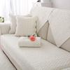 Cotton Sofa Cushion, Universal Fabric For All Seasons, Non-Slip Solid Wood Seat Cushion, Simple Modern Leather Sofa Cover, Backrest Towel