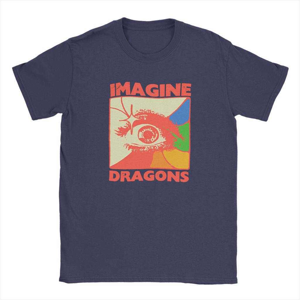 Imagine Dragons Band T Shirt Summer Loom Tour Fashion T-Shirts Men's Cotton O Neck 5XL 6XL Tees Short-Sleeved Y2K Funny Tshirt