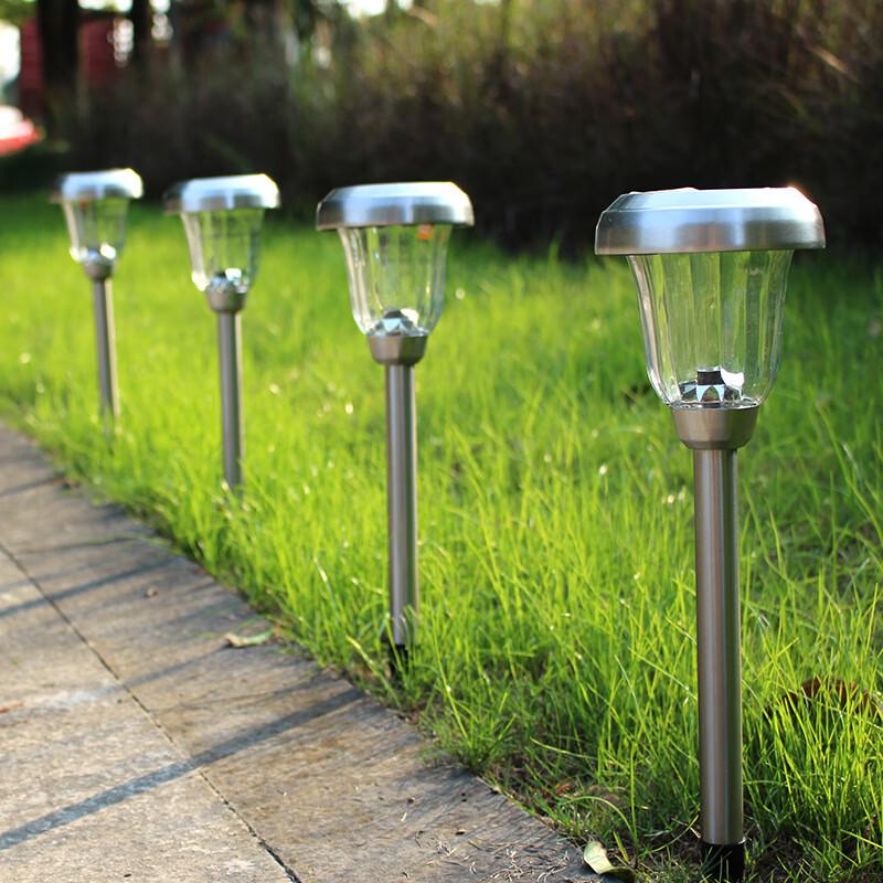 Outdoor Solar Stainless Steel Ground Plug Light