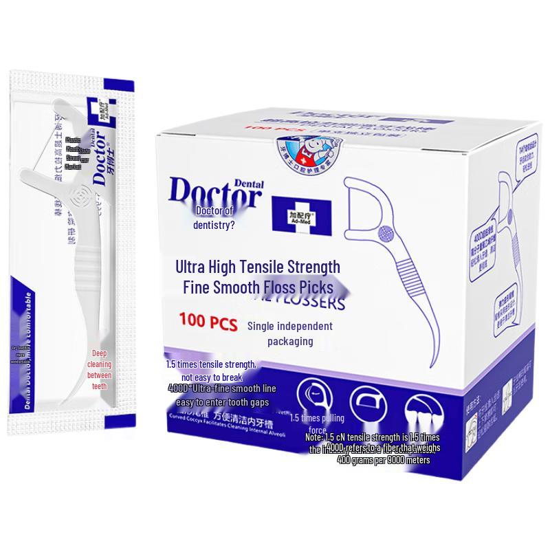 Dr. Tooth Extra-Strength Dental Floss Sticks