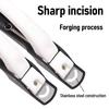 Nail Clipper U Shaped Acrylic Fake Nail Scissors Nail Tip Edge Cutter Trimmer Manicure with Sizer Precise Cutting Tools