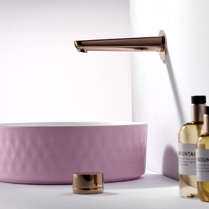 Brushed Gold/Rose Gold/Black Bathroom Basin Faucet Brass Bathroom Sink Faucet In-Wall Basin Spout Cold And Hot Mixer Tap