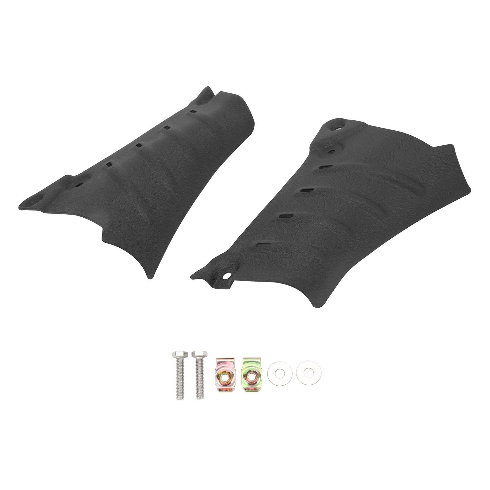 

2 шт. защитная крышка для трубы охлаждающей жидкости шасси автомобиля из углеродистой стали для нижней защиты трубки конденсатора