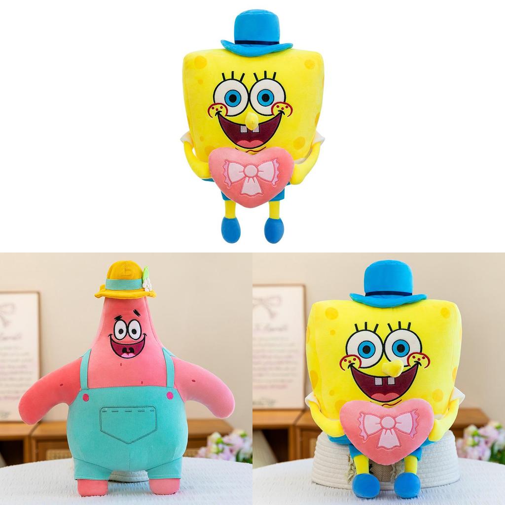 Spongebob Squarepants Patrick Ster Pluche Speelgoed Met PP Katoen Vulling Groot Bedkussen Voor Kinderen