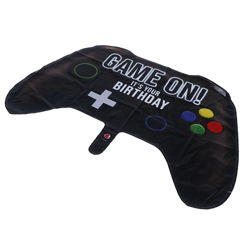 Vakker og attraktiv Gamepad-form Folieballong Bursdagsfest Ballonger Dekor Barneleker
