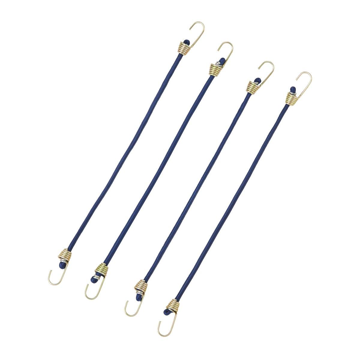 

Captain Stag Mini Stretch Cord 27cm x 4mm Set of 4 with 2 Hooks M-8294