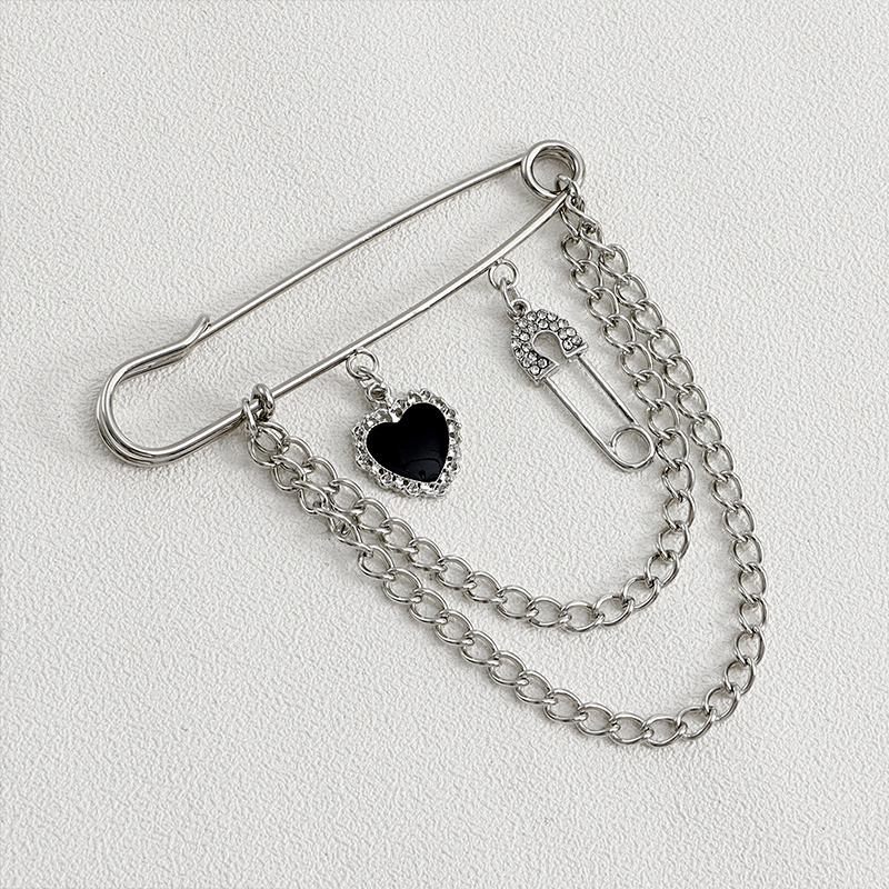 Elegante Perlenketten Quastenbrosche Mode Damen Kleidung Dekor Accessoires Schmucknadel Hosen Taillenverstellstifte Taschenanhänger Geschenke