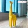 ORIGAMIPLANET Giraffe 3D Origami Paper Craft Creative Handmade Paper Art for 3D Paper Sculpture Home Unique DIY Animal Model Paper Craft Gift for