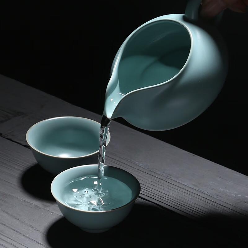 Ru Kiln Ceramic Kung Fu Tea Set