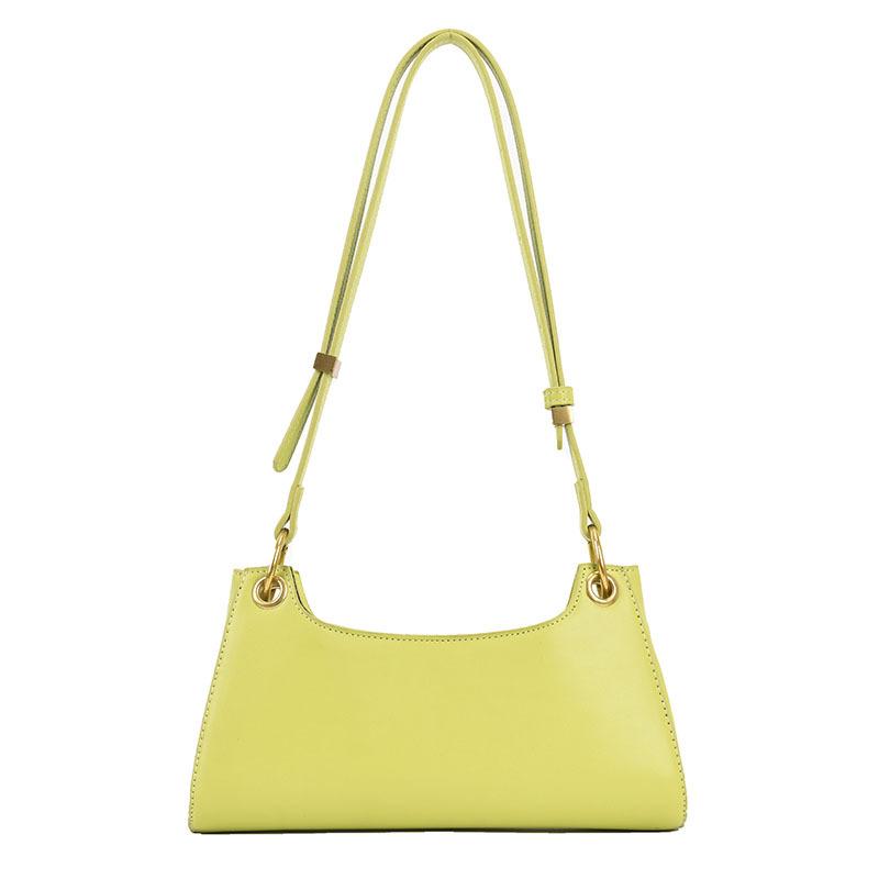 Fashion Women's PU Leather Underarm Shoulder Bag  Solid Retro Simple Small Square Bags Crossbody Bag