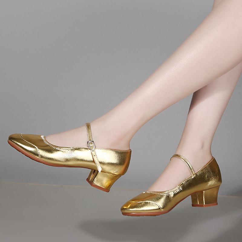 Kožené boty na latinskoamerické tance Dámské Dospělé Měkká podrážka Tango Standardní taneční boty Moderní boty