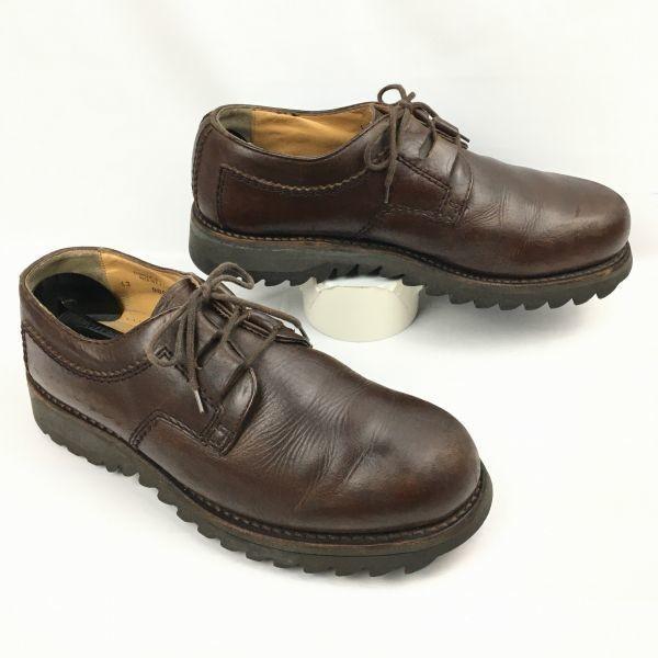 

Jean Baptiste Rautureau All Leather Shark Sole Low Boots Shoes Brown Size 43 27.528.0 Men’s