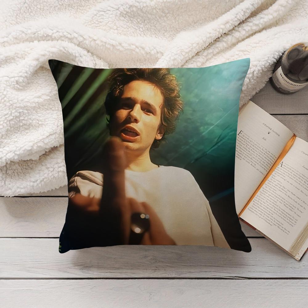Singer Jeff Buckley Pillow Case Home Decoration Cushion Cover Suitable For Bedroom Car Office Sofa