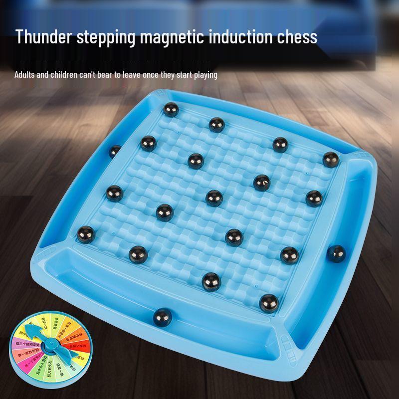 Magnetic Induction Battle Chess: Two-Player Parent-Child Interactive Desktop Game