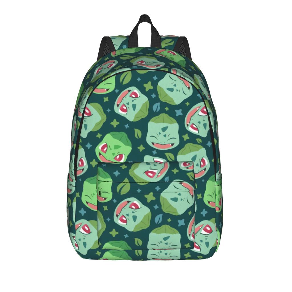 Cute Cartoon Monster Classical Backpack Lightweight High School Work Pokemoned Daypack for Men Women Laptop Canvas Bags