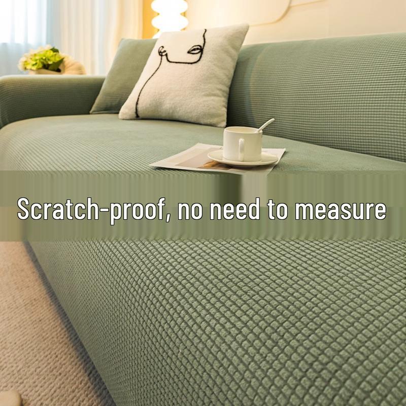 Cat-Scratch-Proof Stretch Sofa Cover, Full Wrap, Universal, Four Seasons Protection, 2025 Model.