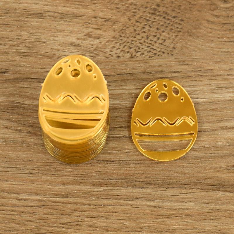 

5 шт. пасхальные украшения для торта с кроликом, яйцами, акриловые золотые украшения для кексов на пасхальную вечеринку, украшения для десертов, детские сувениры