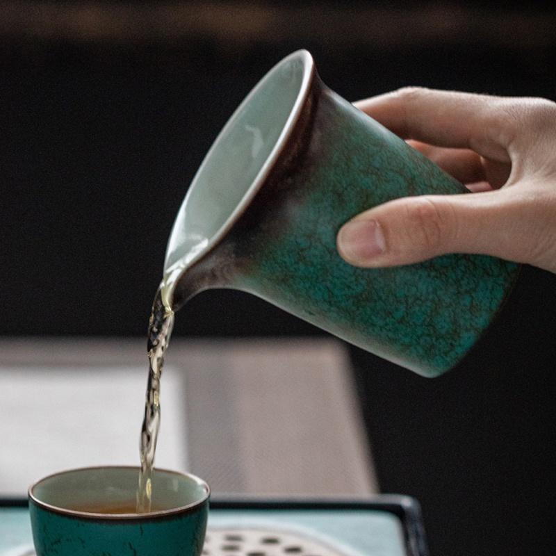 170ml Ceramic Fair Cup Simple Tea Sea Japanese Style Tea Divider Kiln Change Even Cup