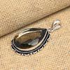 Rookkwarts Edelsteen Sieraden Handgemaakt 925 Sterling Zilver Hanger Voor Huwelijksgeschenk