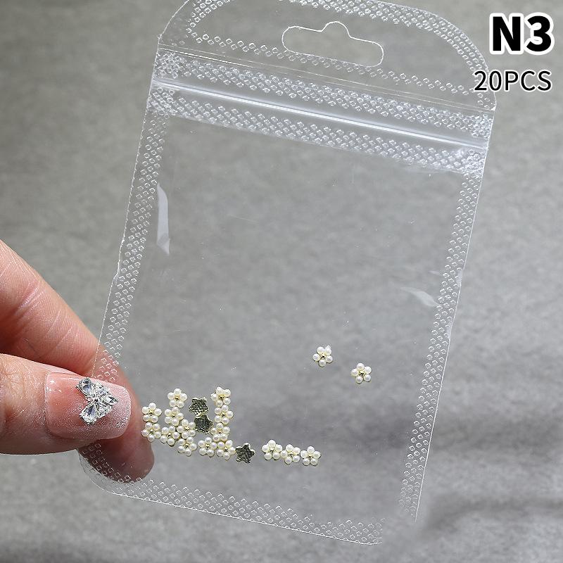 

20 шт. 3D Блестящие Цветные Цветы с Пятью Лепестками с Бриллиантовым Эффектом, Серебряный Сплав, Украшения для Нейл-Арта, Маникюр, Красивые Шармы as the picture