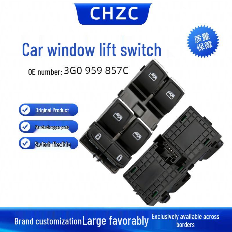 Electric Window Switch for Volkswagen Touareg (2016-2021) - 3G0 959 857C Electric