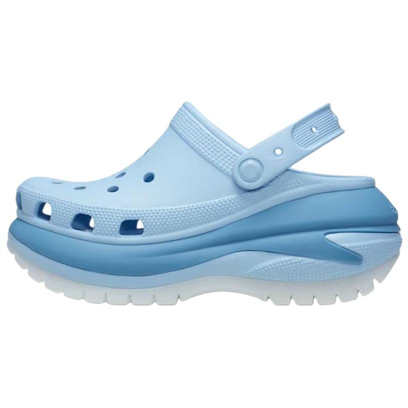 Crocs Mega Crush Matte Clog Lightweight Trendy Commuting Comfortable Outdoor Clogs Unisex clogs Blue 210749-4NS