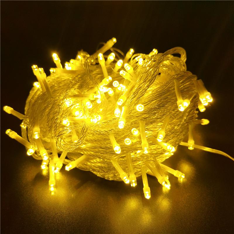 Holiday Led Christmas Lights Outdoor 20M 10M Led String Lights Decoration for Party Holiday Wedding Garland