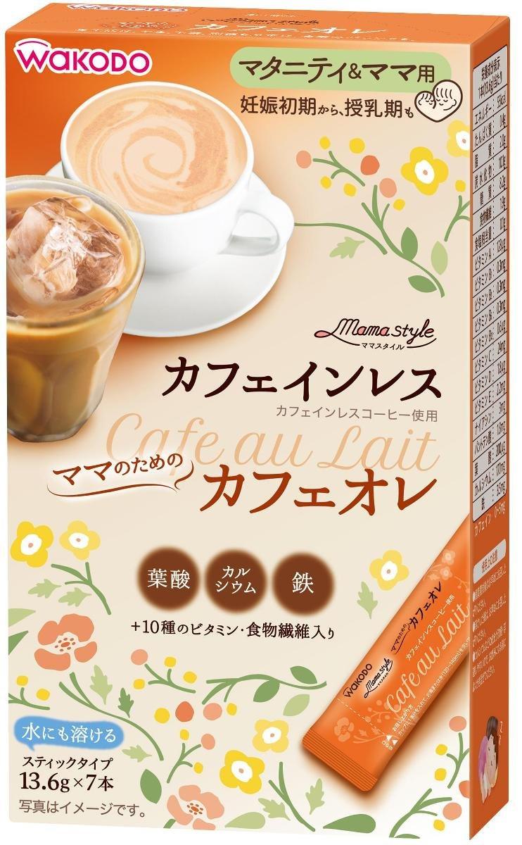 

Wakodo Mama Style Cafe au lait 95.2g (13.6gx7 bottles)