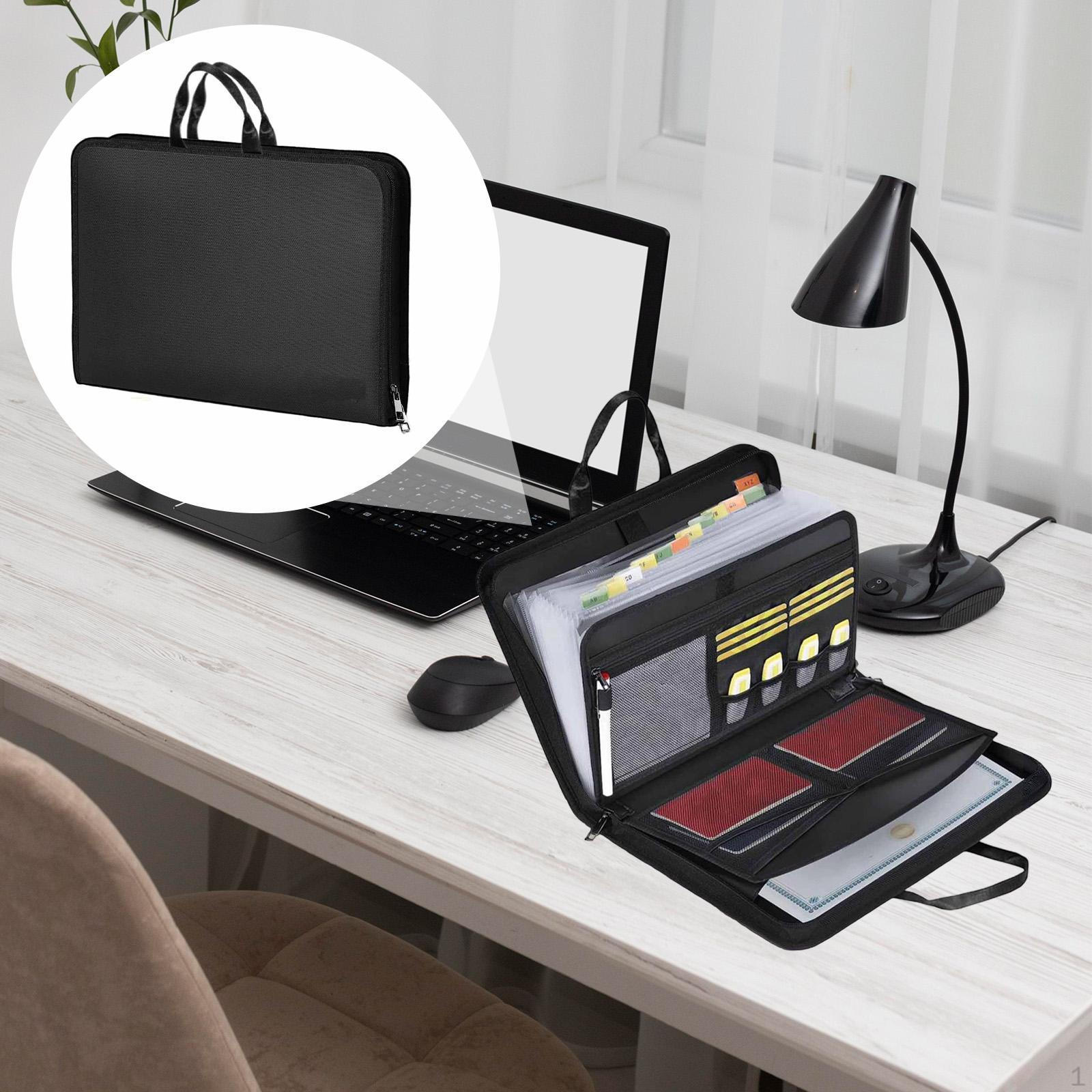 

Папка-органайзер для документов с вкладками, ручкой, большой вместимости, расширяющаяся