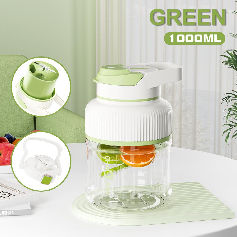 Electric Juicer Portable Freshly Squeezed Fruit Juice Smoothie Milkshake Juicer Cup USB Rechargeable for Kitchen Camping Juicer