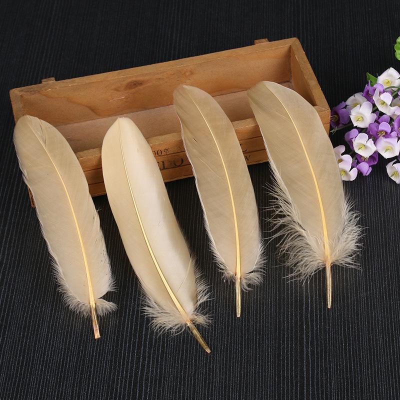 50Pcs28 Color Diy Feather Hard Big Floating Feather Wedding Dress Children Handmade Decoration Materials