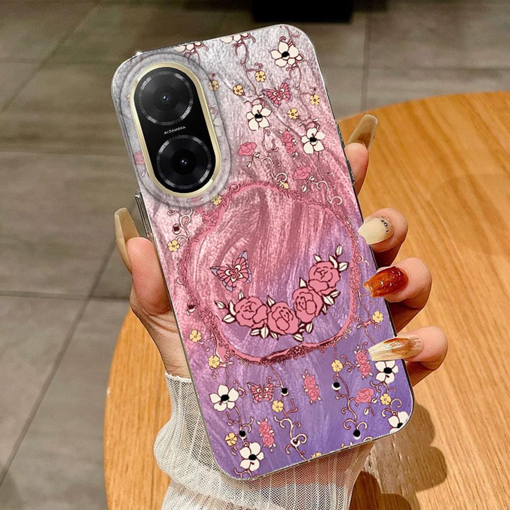 Couple Colorful Butterfly Gradient For Xiaomi Redmi A5 A4 A3 A3X A3 Pro 13C 14C Poco X7 Pro Phone Cases Cover Silicone Bumper Hard PC Back Cover