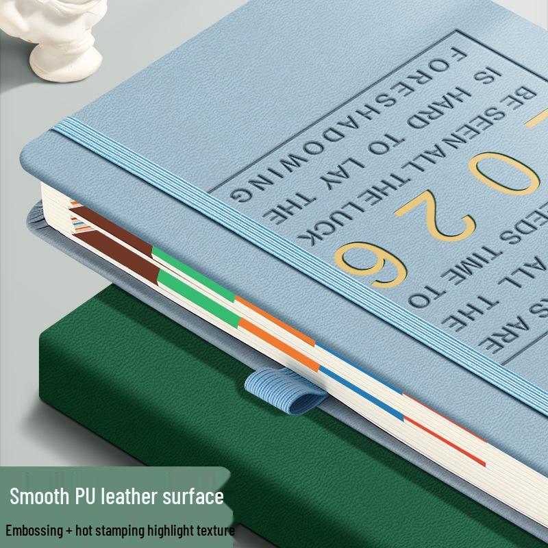 2026 A5 Premium Classification Notebook & Planner: Thickened Business Meeting Record Book