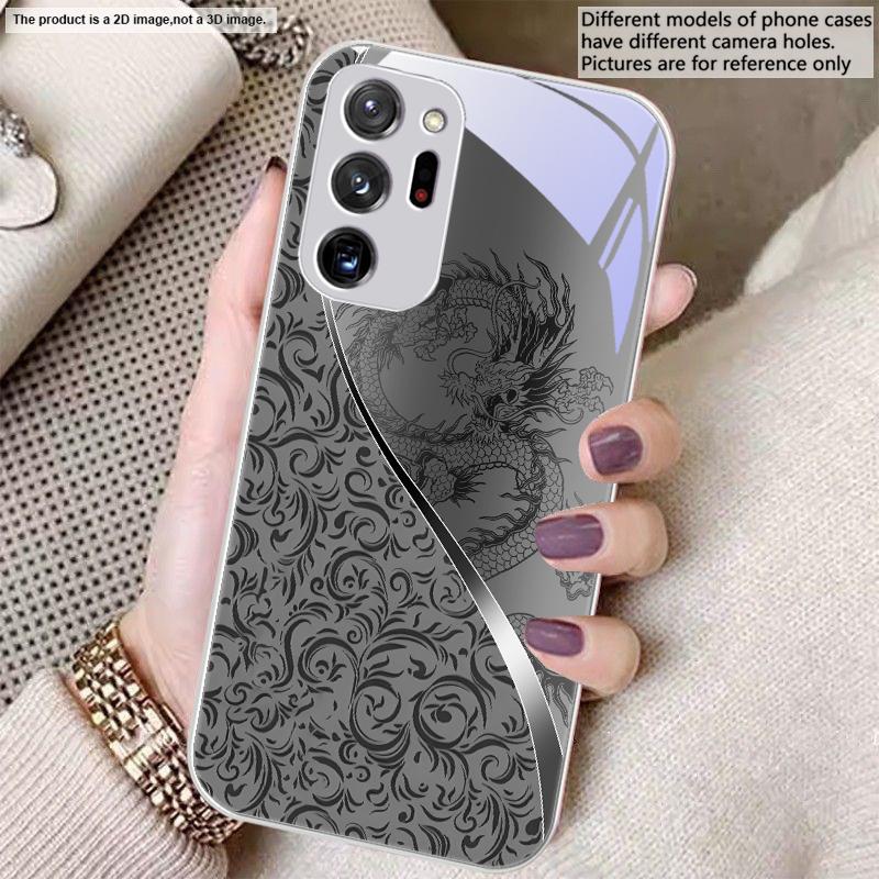 

Дракон Тотем Розовый Фиолетовый Для Samsung A01 A02 03 Core 04 05 06 10 12 13 14 5G 15 16 M02 12 Note 8 9 10 20 стекло Ультра чехол для телефона Galaxy A03 Core