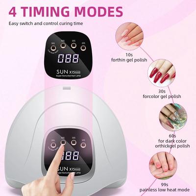 280W UV LED Nail Lamp Professional Nail Dryer Light With Timer Auto Sensor 66leds Cabin UV Lamp for Manicure Nail Art Tool