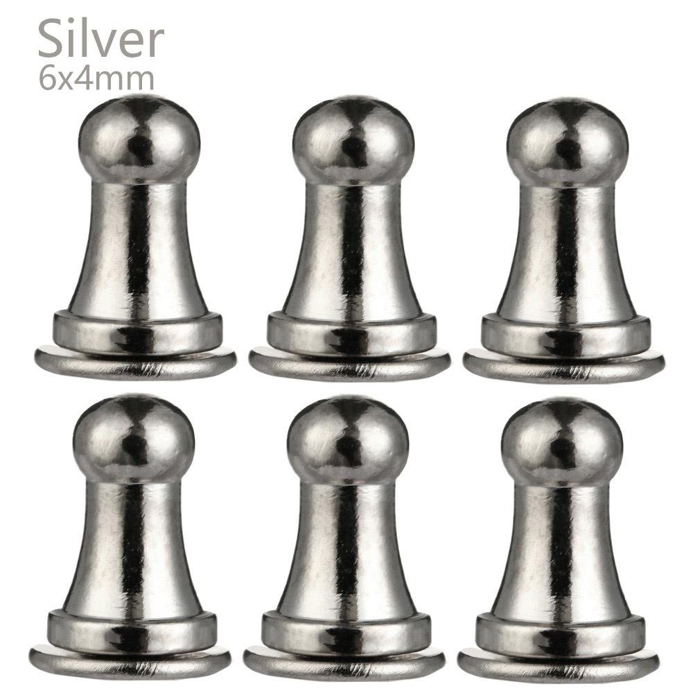 10pcs Round Cloth Button Brass Nail Leather Craft Clothes/Bag/Shoes Garment Rivets Monk Head Screws