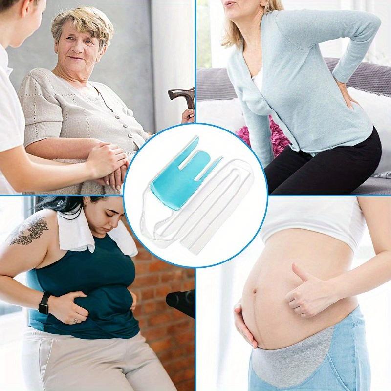Ferramenta Auxiliar para Calçar Meias Sem Dobrar - Cabo Ergonômico Durável de ABS para Idosos, Pessoas com Deficiência, Gestantes e Diabéticos