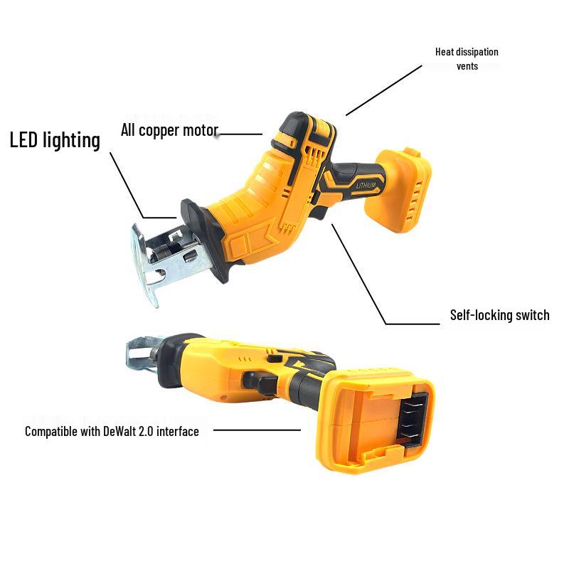 DeWalt Cordless Reciprocating Saber Saw for Outdoor Bone & Wood Cutting