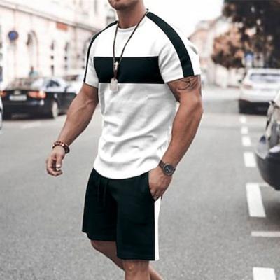 Men's Tracksuit Tennis Shirt Shorts and T-Shirt Set Short Sleeve Crew Neck Spring Summer 2 Piece Outdoor Street Casual Suits