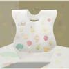 10Pcs Disposable Baby Bib Waterproof Oilproof Portable Printed Infant Feeding Bib For Toddler Eating Travel Daily Use