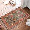 Covor de Flanelă BOHO Persan Vintage Preș pentru Ușa de Intrare Covor pentru Hol Covor Mic Antiderapant Lavabil Rezistent la Murdărie Decor pentru Casă