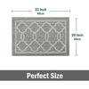 Indoor Door Mat, 32"x20", Non-Slip Absorbent Machine Washable Resist Dirt Entrance Rug, Low-Profile Front Door Mat for Back Door Inside Floor Rugs